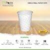 Paper Cup | Paper Glasses | Paper Cup single Wall | single Wall Paper glasses | Customize Paper Cup with lid - white and craft paper 360ml or 12oz Size