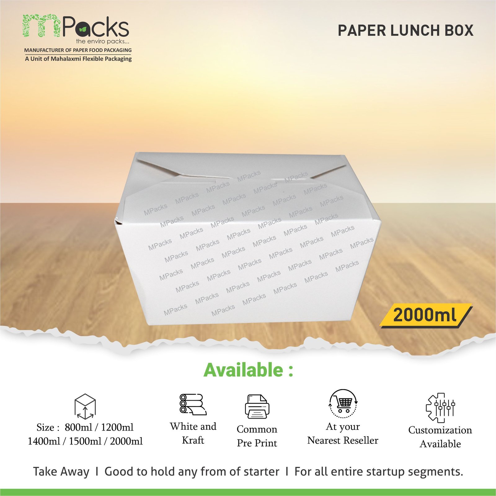 paper lunch box 2000