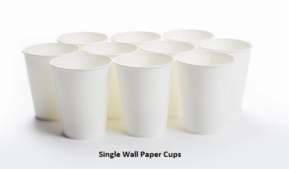 Manufacturers of Single Wall Paper Cups in India