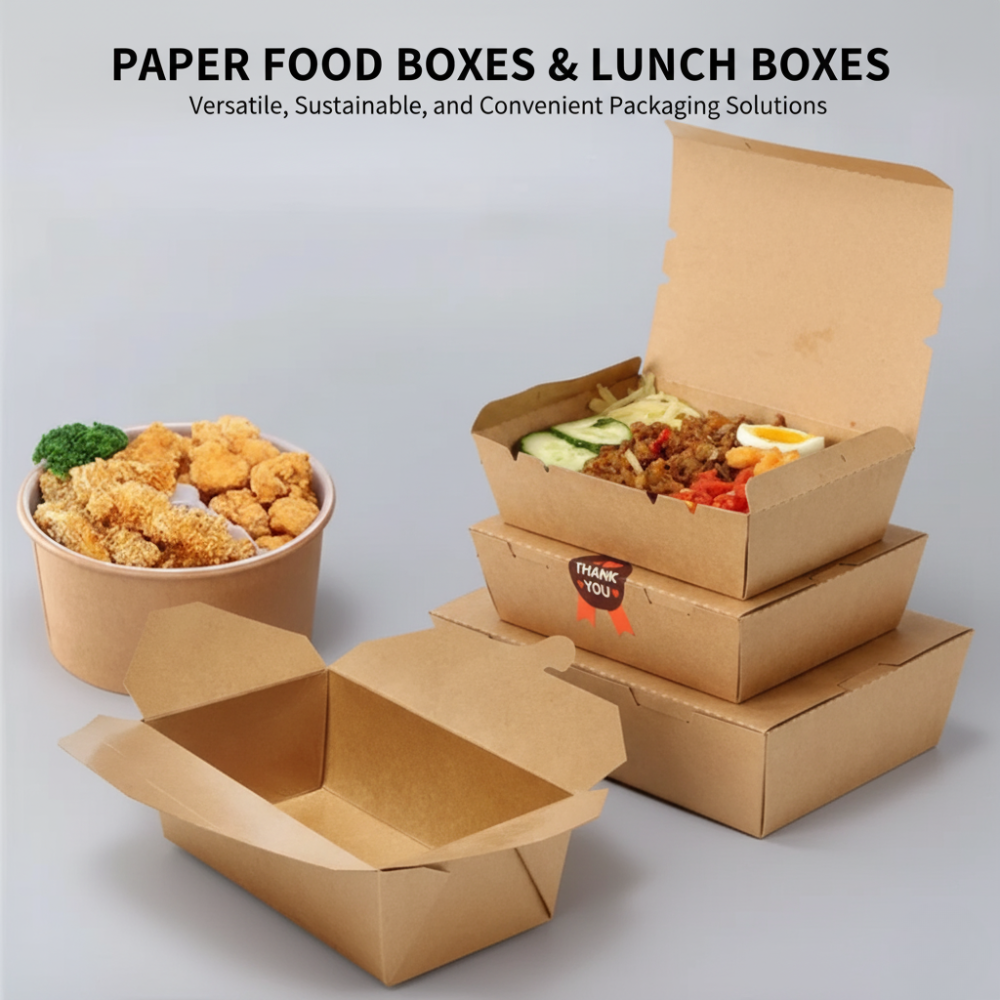 Paper Food Boxes & Lunch Boxes Paper Food Boxes & Lunch Boxes