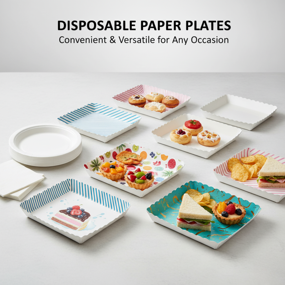 Disposable Paper Plates